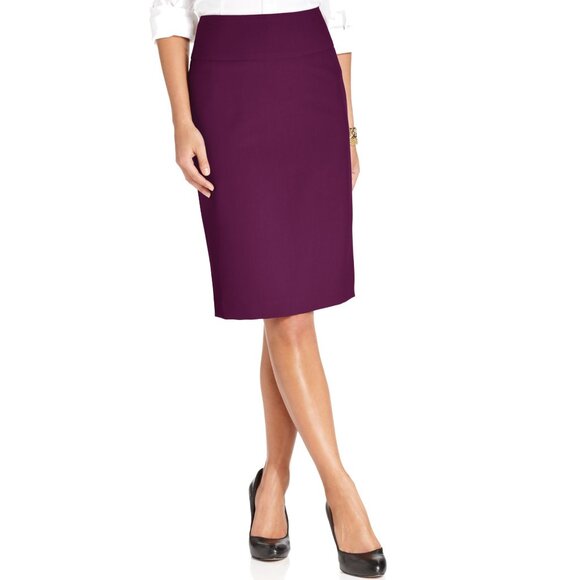 Ellen Tracy Pencil Skirt in White - Women's size 6 - Picture 15 of 15